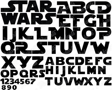 Printable Star Wars Letters